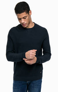 Синий хлопковый джемпер Lerros