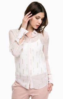 Полупрозрачная шелковая блуза Marciano Guess