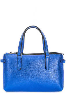 Синяя сумка через плечо с короткими ручками Gianni Chiarini