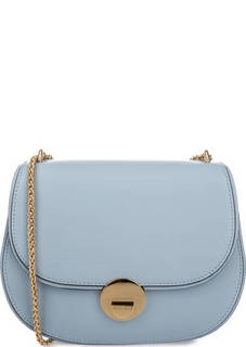 Маленькая кожаная сумка на плечевой цепочке Coccinelle