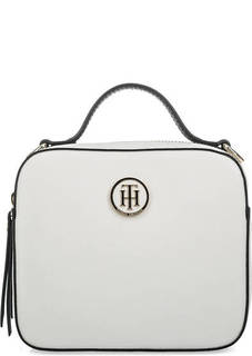 Белая сумка с двумя отделами Tommy Hilfiger