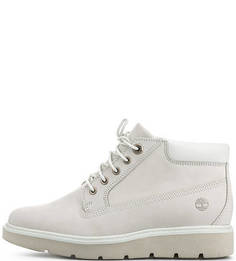 Голубые ботинки из нубука Timberland