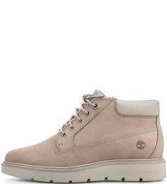 Бежевые ботинки из нубука Timberland