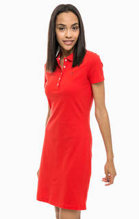 Хлопковое платье с отложным воротничком Tommy Hilfiger