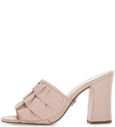 Бежевые мюли из натуральной кожи Michael Michael Kors