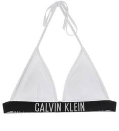 Купальный топ белого цвета Calvin Klein