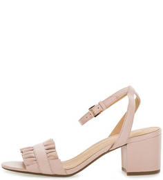 Кожаные босоножки на каблуке Michael Michael Kors