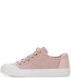 Текстильные кеды розового цвета Michael Michael Kors