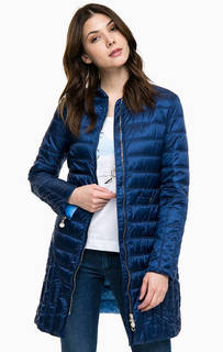 Удлиненная куртка синего цвета Pennyblack