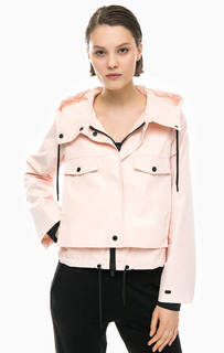 Ветровка кораллового цвета с капюшоном Dkny