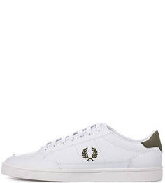 Белые кеды из натуральной кожи Fred Perry