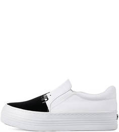 Текстильные слипоны на платформе Calvin Klein Jeans
