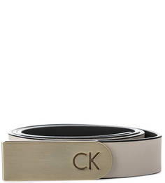 Тонкий кожаный ремень Calvin Klein Jeans
