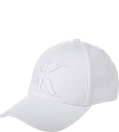 Хлопковая бейсболка с вышивкой Calvin Klein Jeans