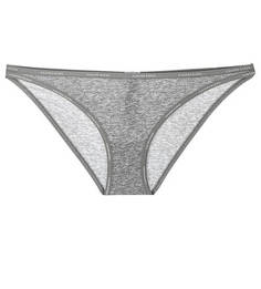 Серые хлопковые трусы-слипы Calvin Klein