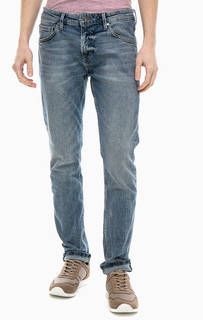 Зауженные джинсы с заломами Tom Tailor Denim