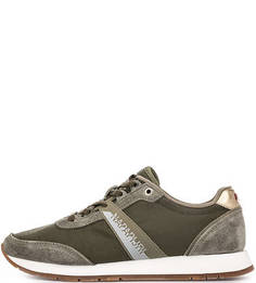 Текстильные кроссовки цвета хаки Napapijri