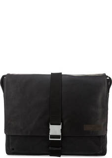 Кожаная сумка через плечо с откидным клапаном Strellson