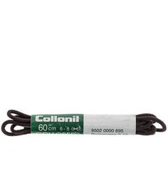 Тонкие шнурки коричневого цвета Collonil