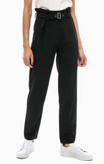 Черные брюки с высокой талией Noisy May