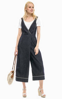 Синий джинсовый комбинезон с брюками Pennyblack