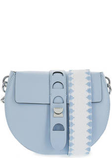 Маленькая сумка из гладкой кожи с двумя плечевыми ремнями Coccinelle