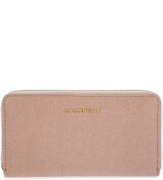 Кошелек из сафьяновой кожи с застежкой на молнию Coccinelle