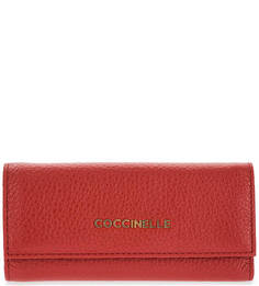 Ключница из мягкой кожи с шестью держателями для ключей Coccinelle