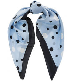 Шелковый платок в горошек Coccinelle
