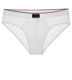 Трусы-брифы белого цвета из хлопка Tommy Hilfiger