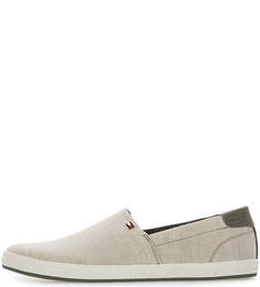 Серые хлопковые слипоны Tommy Hilfiger