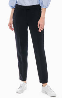 Укороченные синие брюки с лампасами Gerry Weber