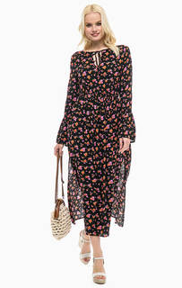 Платье из вискозы с цветочным принтом Noisy May