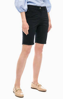 Хлопковые шорты черного цвета Gerry Weber