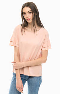 Однотонная футболка с короткими рукавами Tom Tailor