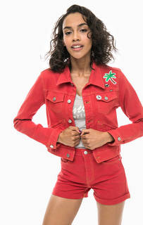 Джинсовая курка с нашивками Pepe Jeans