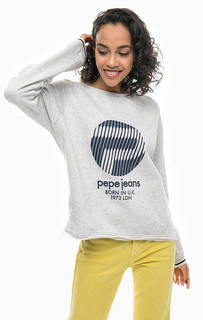 Хлопковая толстовка с карманом-кенгуру Pepe Jeans