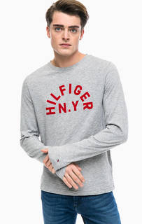Хлопковая футболка с длинными рукавами Tommy Hilfiger