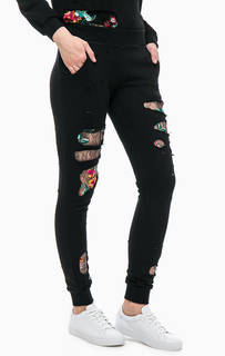 Брюки джоггеры с прозрачными вставками MET