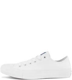 Текстильные кеды белого цвета Converse