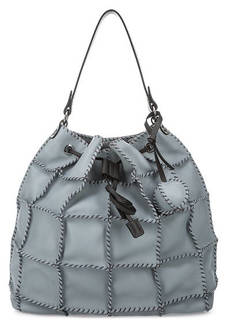 Кожаная сумка на кулиске Gianni Conti