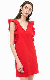 Короткое платье красного цвета Pepe Jeans