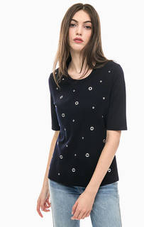 Черная футболка с металлическим декором Gerry Weber