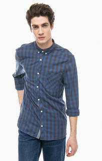 Рубашка из хлопка в клетку Mustang