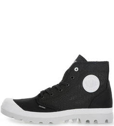 Черные текстильные ботинки Palladium