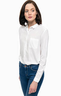 Белая рубашка с нагрудным карманом Wrangler