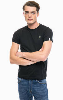 Хлопковая футболка с круглым вырезом Lacoste