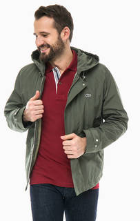 Куртка цвета хаки с дополнительным жилетом Lacoste