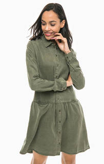 Короткое платье-рубашка из денима Vero Moda