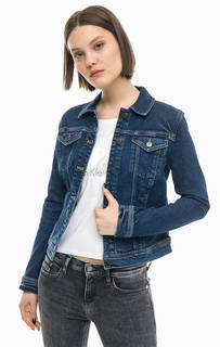 Куртка из денима с карманами Calvin Klein Jeans